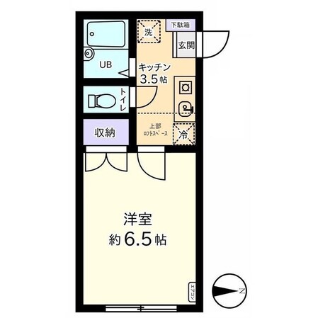 セルーラ呉羽駅前の物件間取画像